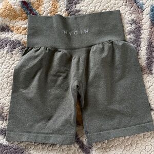 NVGTN Green Seamless Shorts